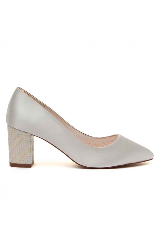 Bambi Parquet – Deco Heel | Curvy Chic Bridal