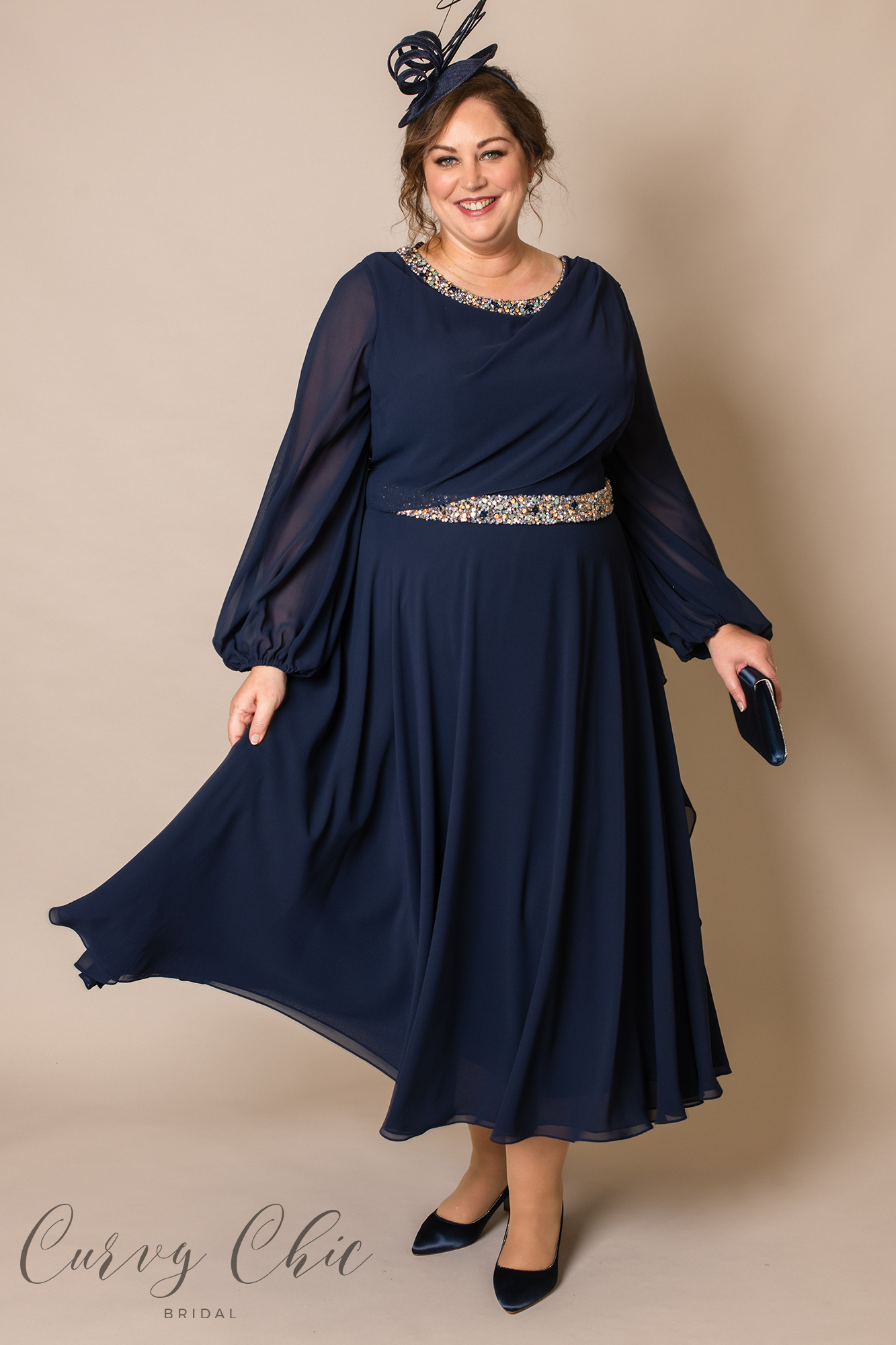 Jayne Dress | Curvy Chic Bridal | Plus Size Mother of the Bride/Groom