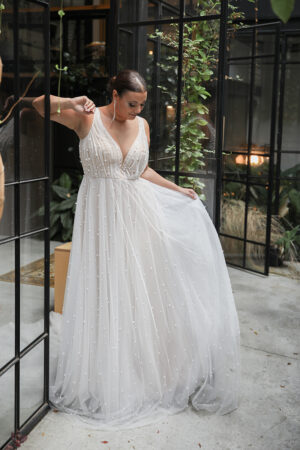 Amber Wedding Dress Short Ivory - Wedding Dresses, Evening Wear and Party  Clothes by Alie Street.